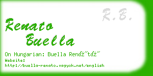 renato buella business card